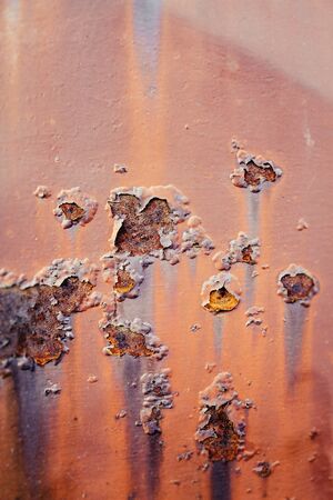 damaged and rusty metallic background