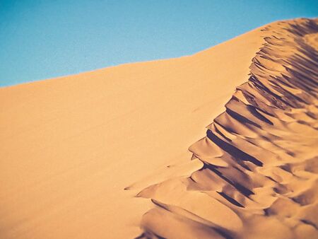 sand dune in Namibia desertの写真素材