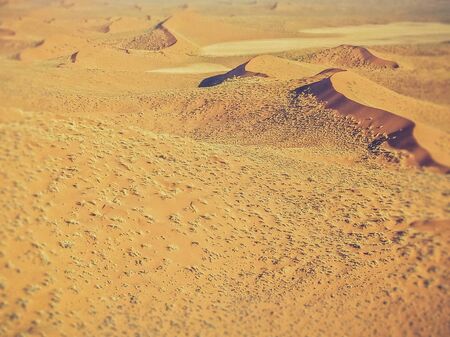 sand dunes in Namibia desertの写真素材