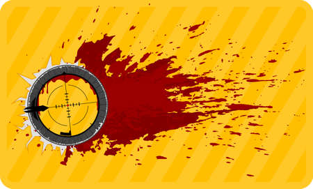 target with red drops for designのイラスト素材
