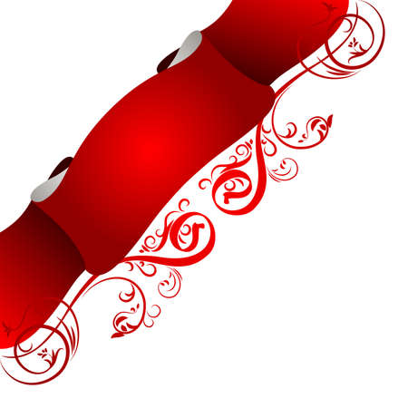 Vector illustration of floral bannerのイラスト素材