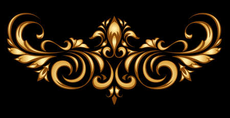 Vector vintage element for designのイラスト素材