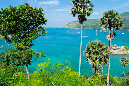 sea lampromphep phuket thailandの写真素材