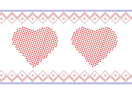 valentine background dot vector for wall paper shirt banner icon presentation web clothのイラスト素材