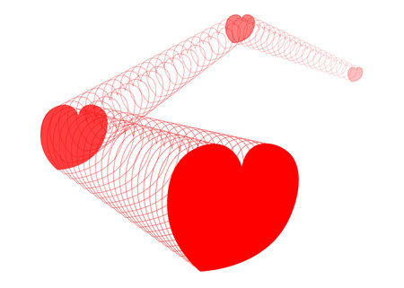 heart many shape vector for background icon banner web decoration cartoonのイラスト素材