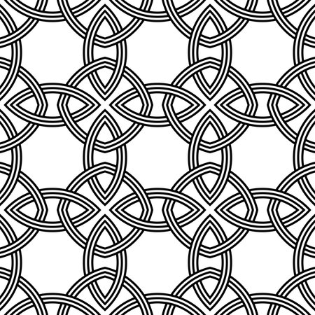 set of geometry seamless pattern background icon tattoo. vector illustration.のイラスト素材