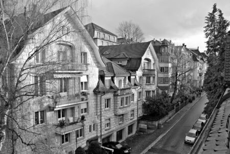 Zurich streetの写真素材