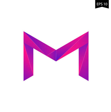 letter m logoのイラスト素材