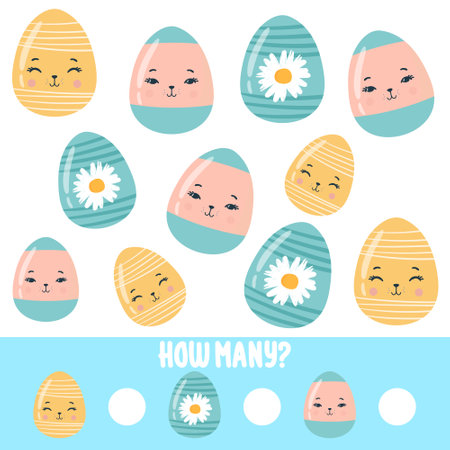 Mathematics educational children game. Study counting, numbers, addition.のイラスト素材