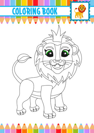 Printable coloring book. Coloring for kids cartoon black silhouette isolated on white backgroundのイラスト素材