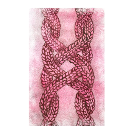 beautiful watercolor textured knitted backgroundの写真素材