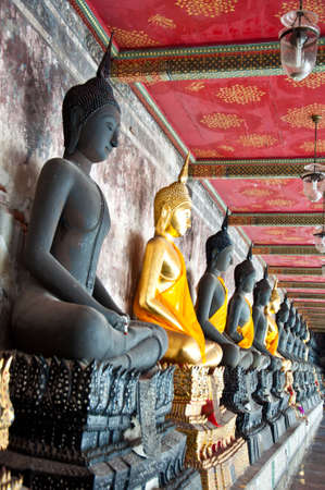 Buddha in the temple Thailand countryの写真素材