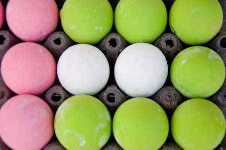 Colorful of eggの写真素材