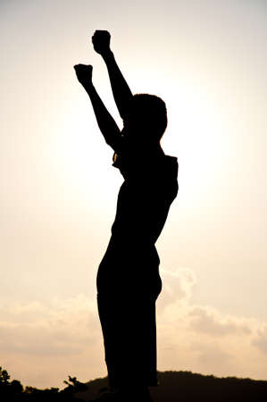 Success and victoryの写真素材