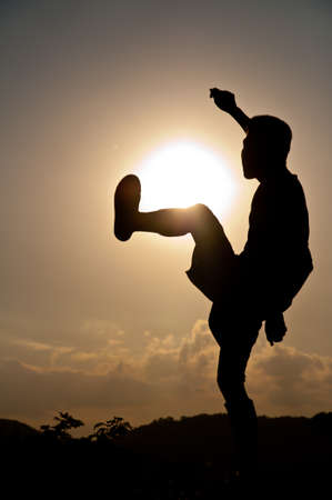 Feel happy and freedomの写真素材