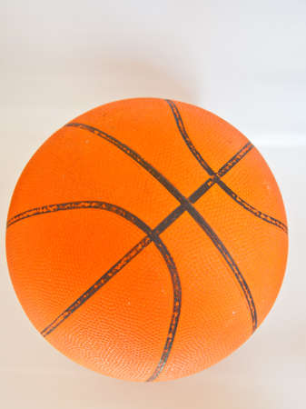 Basketball on white background