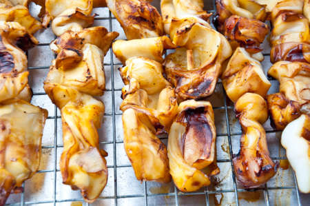 grilled squid for healthy food