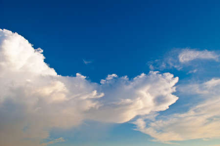 beautiful cloud and blue sky