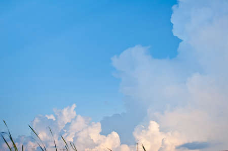 beautiful cloud and blue sky