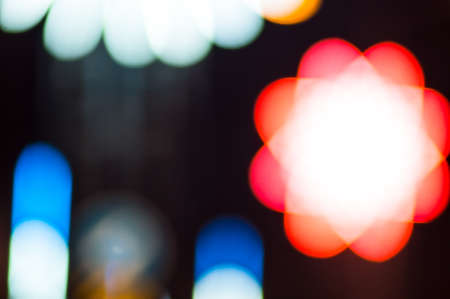 defocus of light for backgroundの写真素材