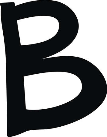 alphabet Bの写真素材