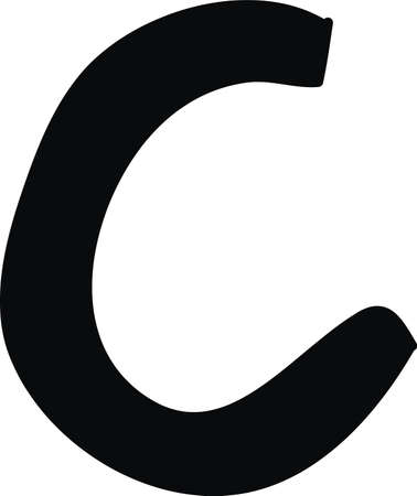 alphabet Cの写真素材