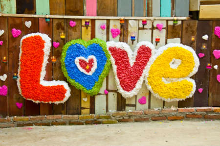 love letter from candleの写真素材