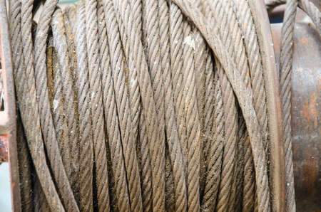 old dirty metal wire for constructionの写真素材