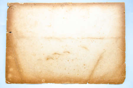 brown paper on white backgroundの写真素材