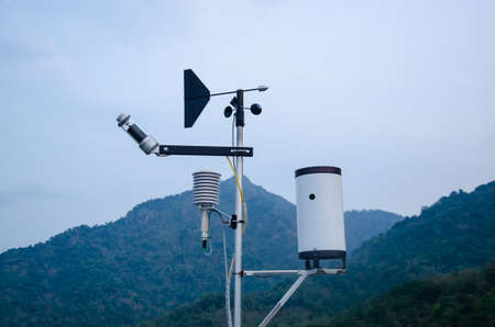 wind meter for measurement  natureの写真素材