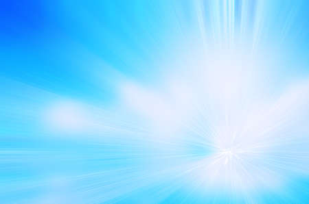 abstract blue color background with motion blurの写真素材