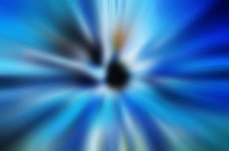 abstract blue color background with motion blurの写真素材