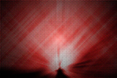 abstract red  color background with motion blurの写真素材