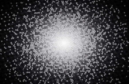 abstract  black and white  background with mosaic textureの写真素材