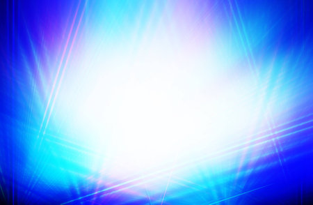 abstract  blue   background with motion  ray technology