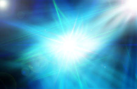 abstract  blue    futuristic stripe background design with lightsの写真素材