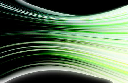 abstract  green   background  and digital wave with motion blurの写真素材