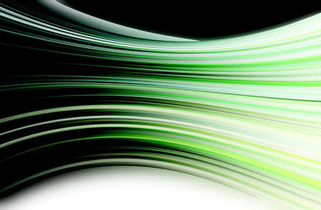 abstract  green   background  and digital wave with motion blurの写真素材