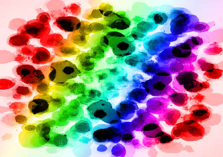 abstract  multicolor   background from water colorの写真素材
