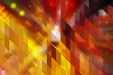 abstract  yellow and red  color background with square patternの写真素材