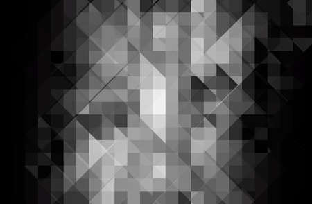 abstract black and white  color background with square patternの写真素材