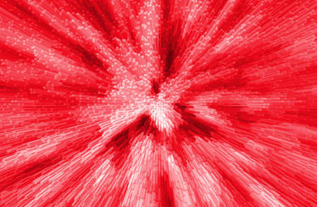 abstract  red color   background with three dimensionの写真素材