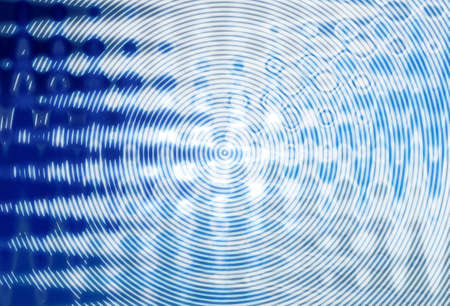 abstract blue color background with motion blurの写真素材