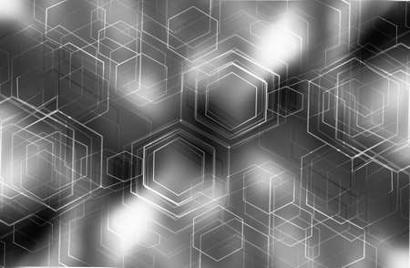 abstract black and white background with square pattern