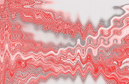 abstract  red color background with motion wave and line patternの写真素材