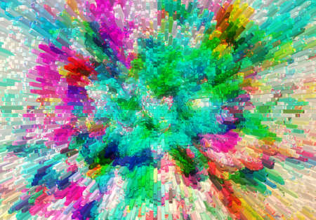 abstract  multicolor background with motion blurの写真素材