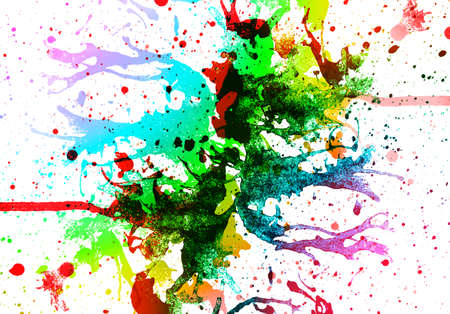 abstract multicolor   background from water color