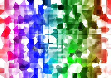 abstract multicolor  texture  background with mosaic styleの写真素材