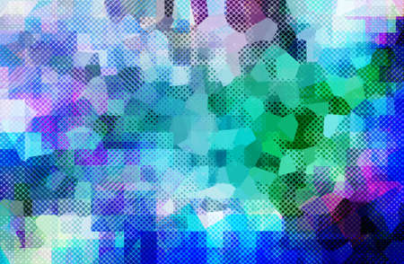 abstract  blue and pink color  background with motion  waveの写真素材