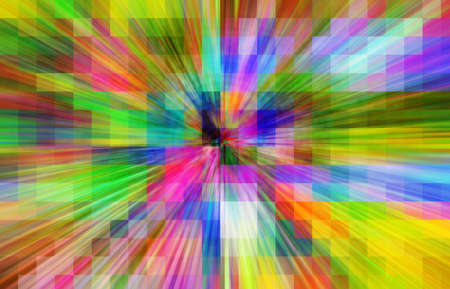 abstract multicolor background with motion block blur